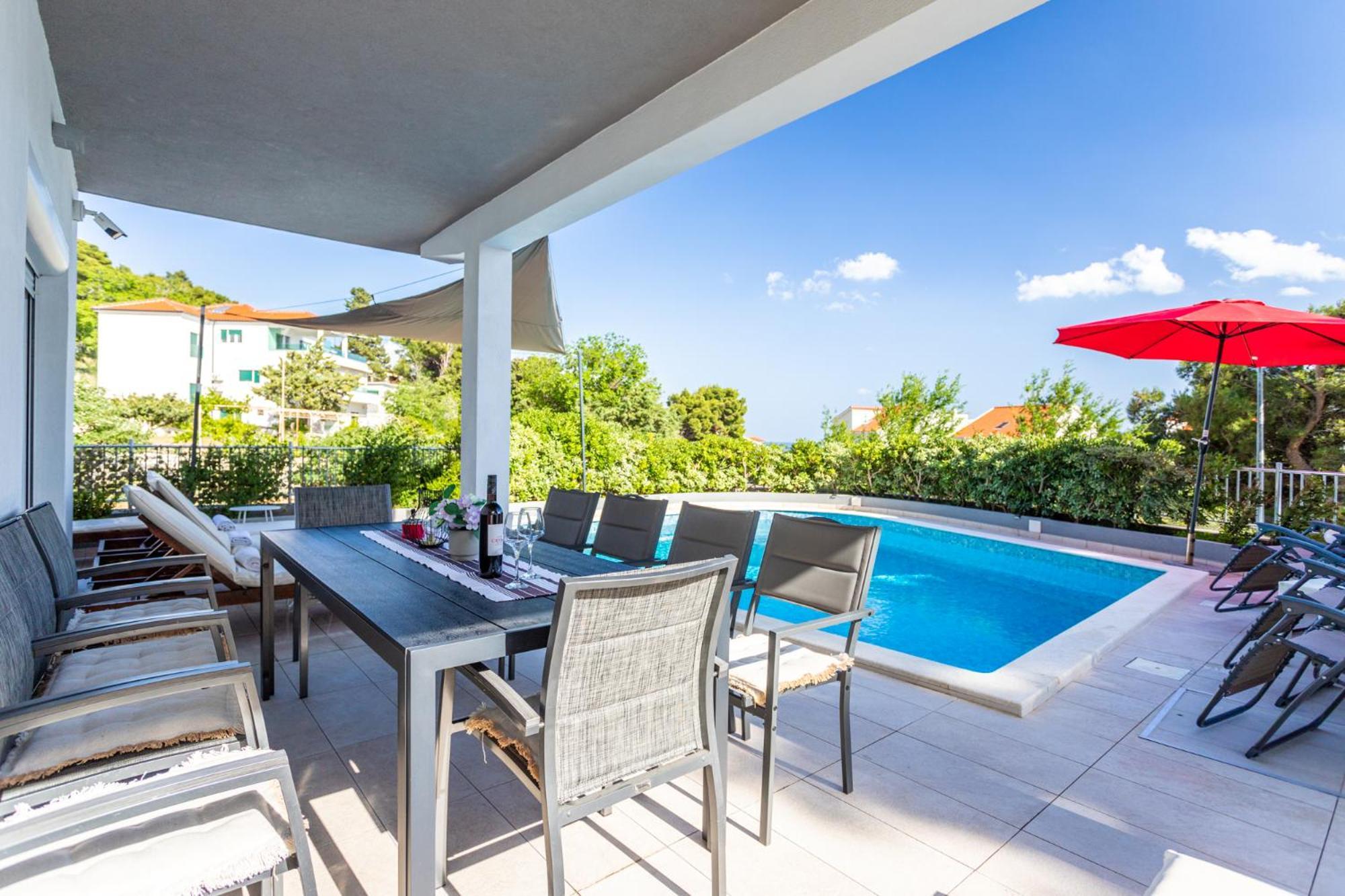 Magnificent Villa With Pool, Hot Tub, Sea View, Sauna Mimice Buitenkant foto
