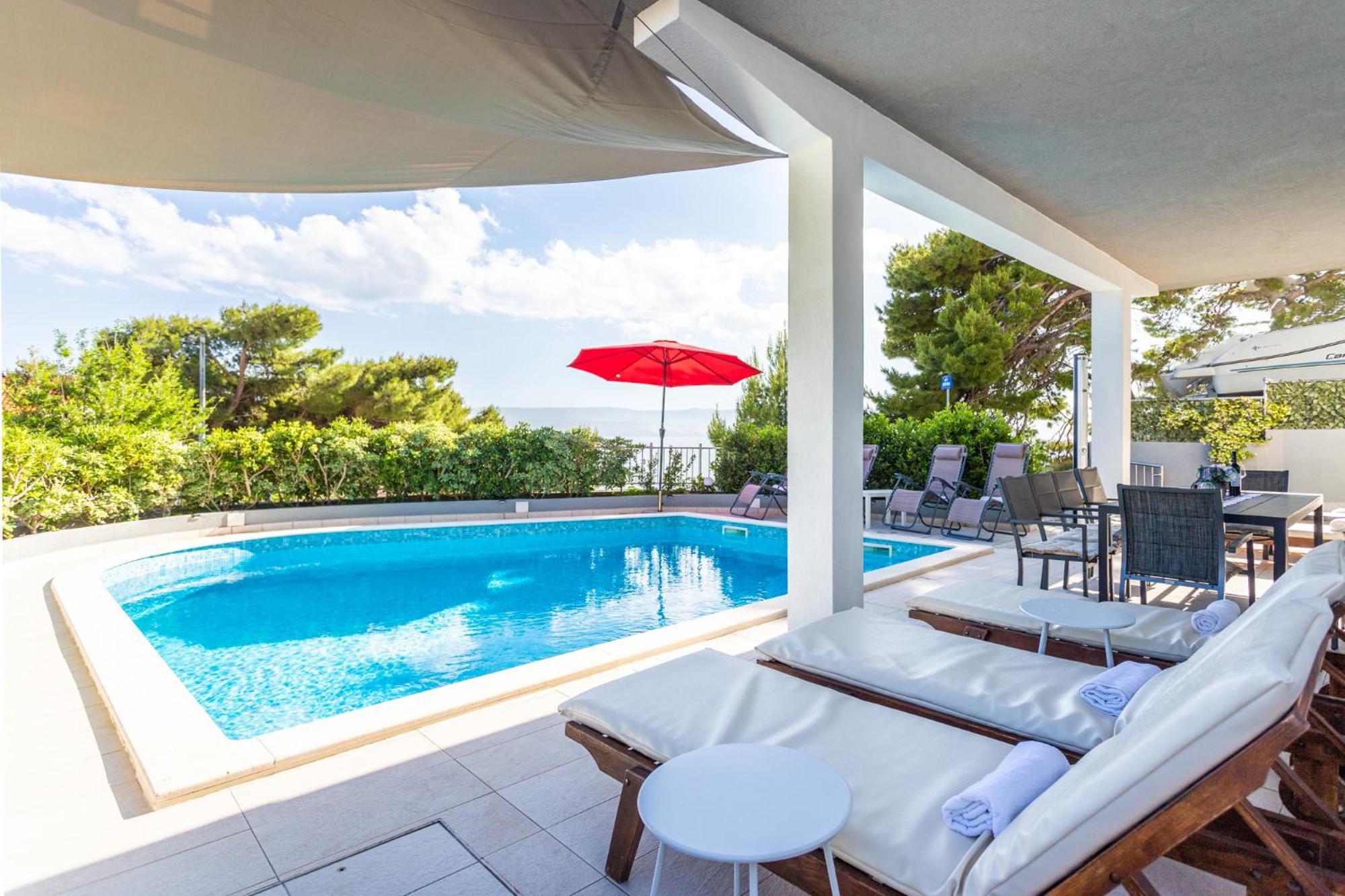 Magnificent Villa With Pool, Hot Tub, Sea View, Sauna Mimice Buitenkant foto